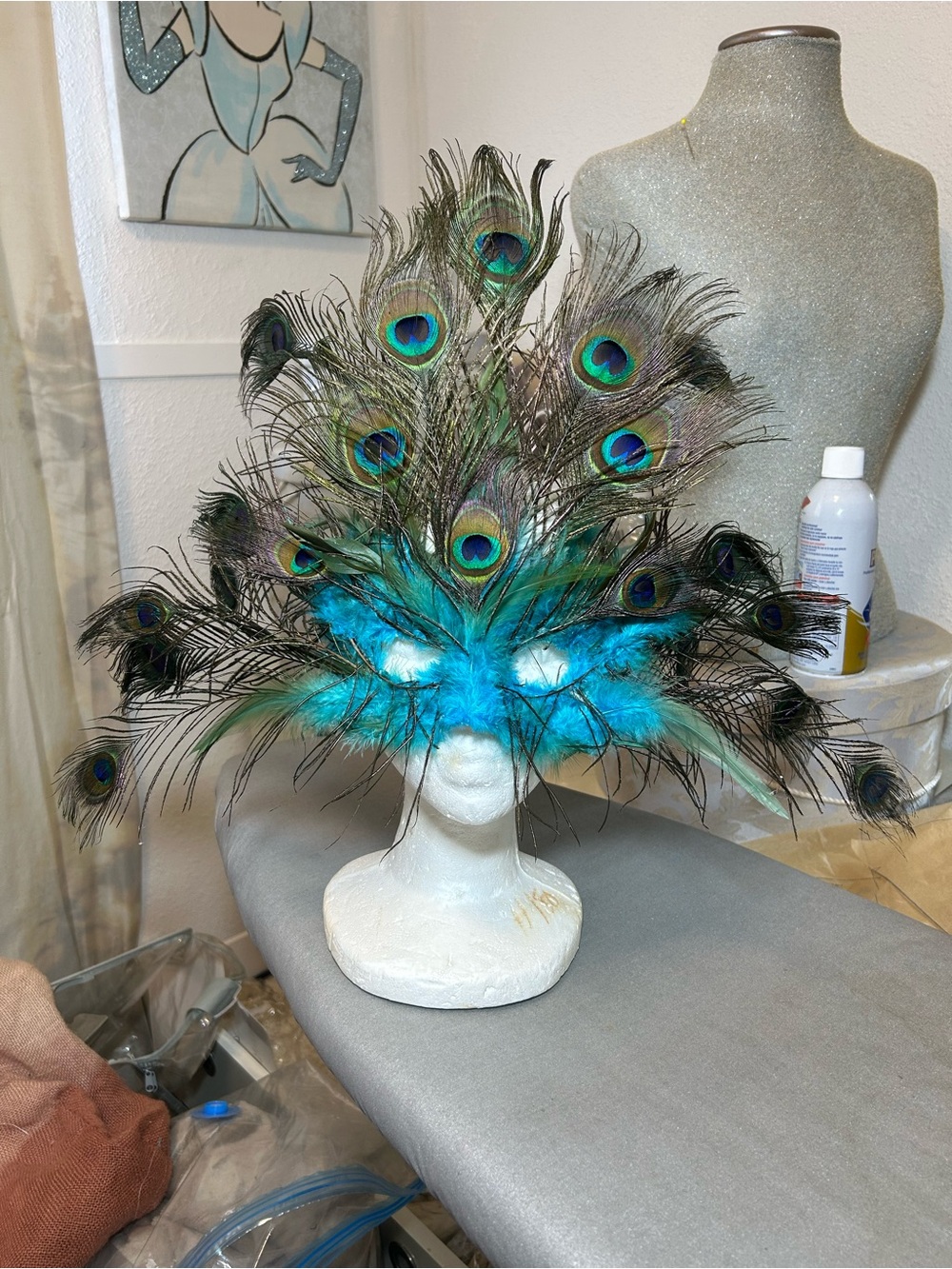 Peacock mask